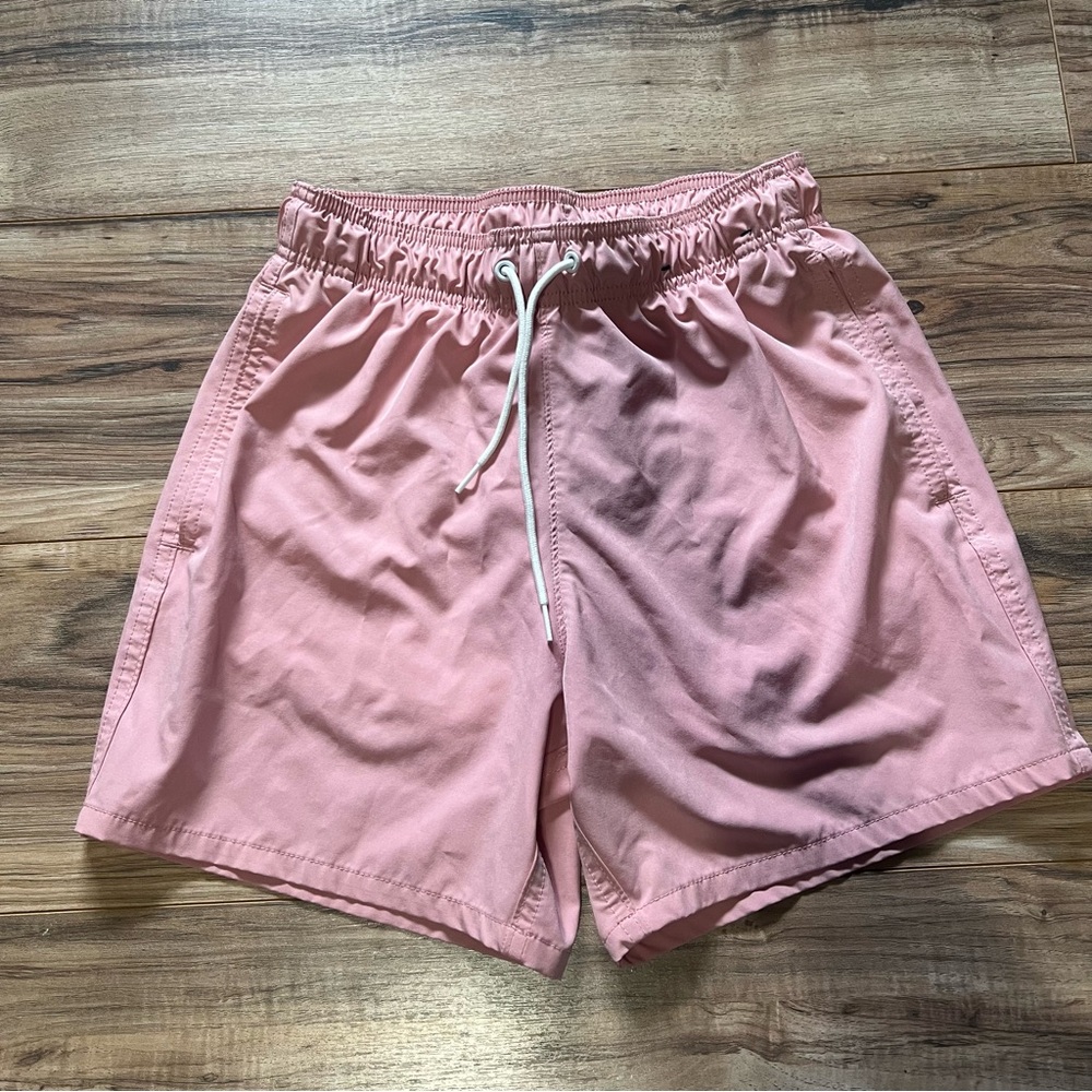 Men’s Pink Hollister Swim Shorts